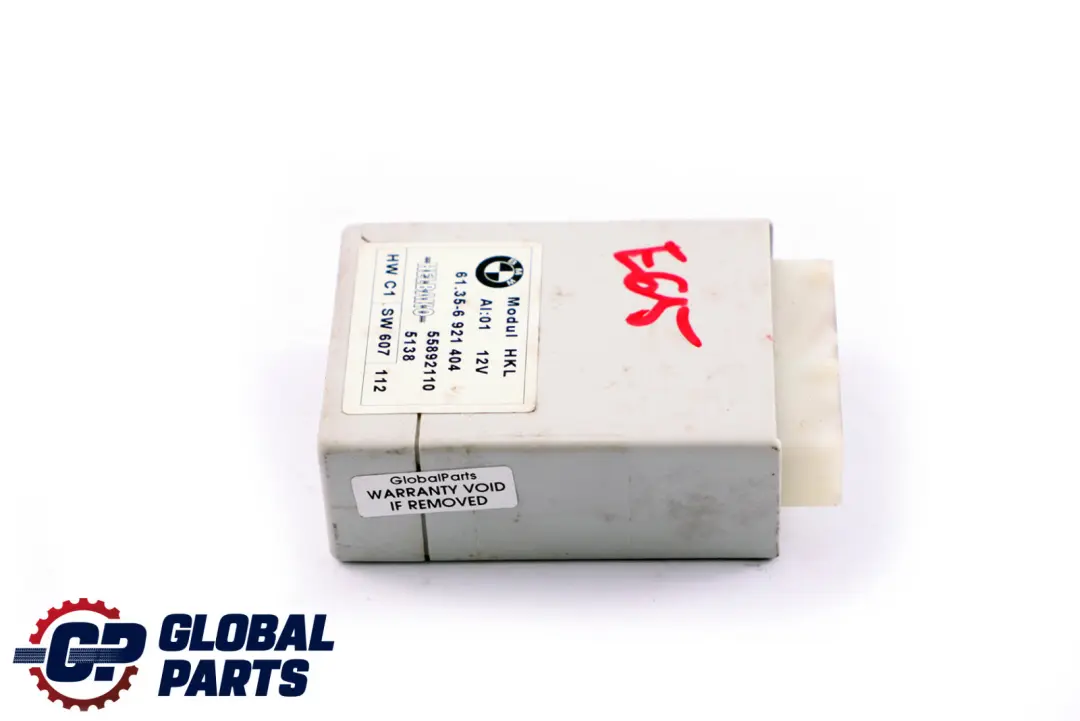 HKL Bootlid Trunk Lid Control Unit Module to BMW 5 7 Series E61 E65 E66 E67 with Part number 6921404 BMW 5 7 Series E61 E65 E66 E67 HKL Bootlid Trunk Lid Control Unit Module - SKU 6921404 - Part number 6921404