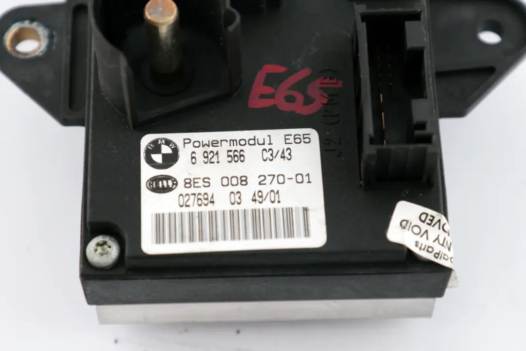 BMW E65 E66 Steuergerät Power Modul 6943489 6935431 6957026 - SKU 6921566 - Teilenummer 9132581