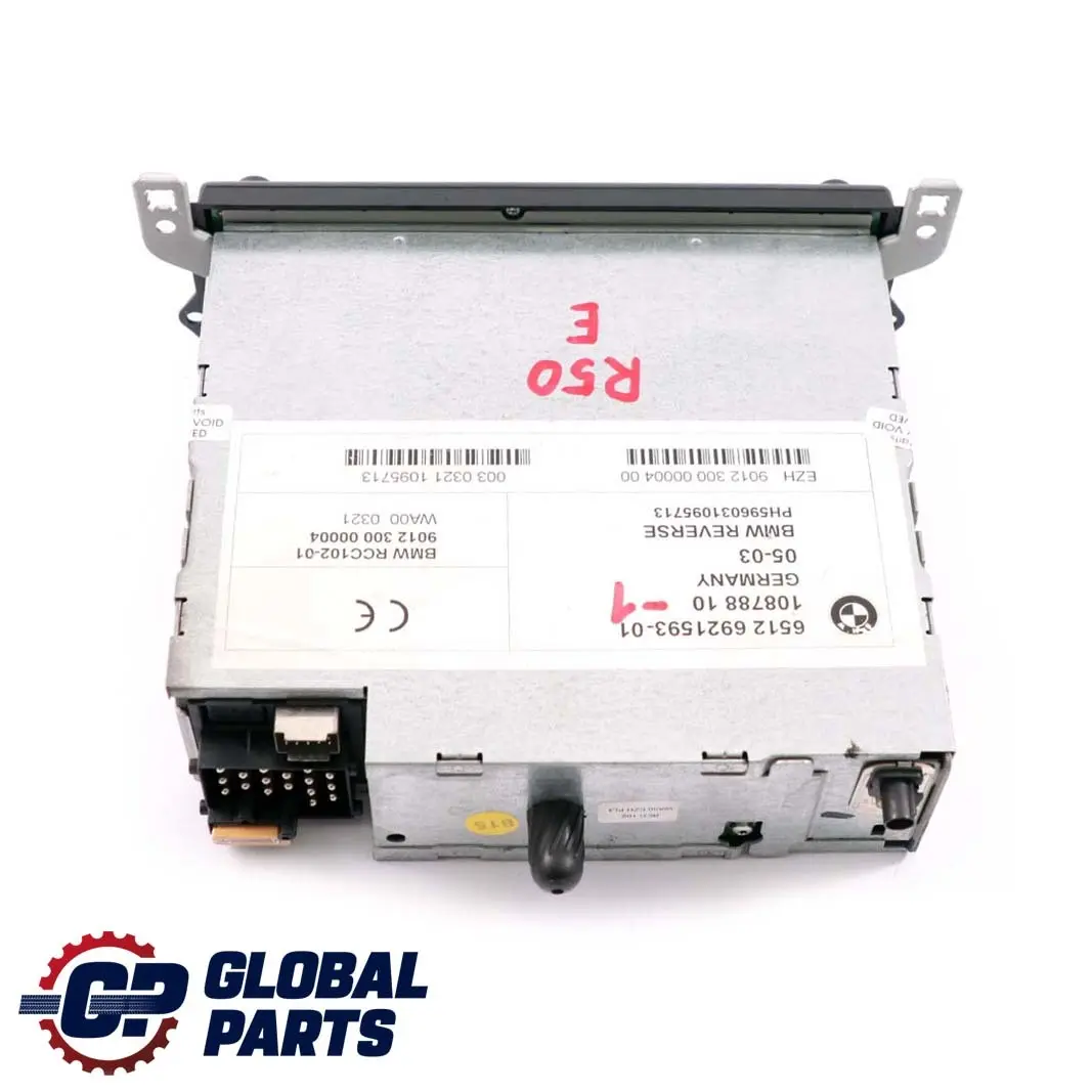 Wave Radio Cassette Unite Centrale Lecteur pour Mini Cooper One R50 R53 1 à propos du numéro de pièce 6921593 Mini Cooper One R50 R53 1 Wave Radio Cassette Unite Centrale Lecteur - SKU 6921593-1 - Numéro de pièce 6921593