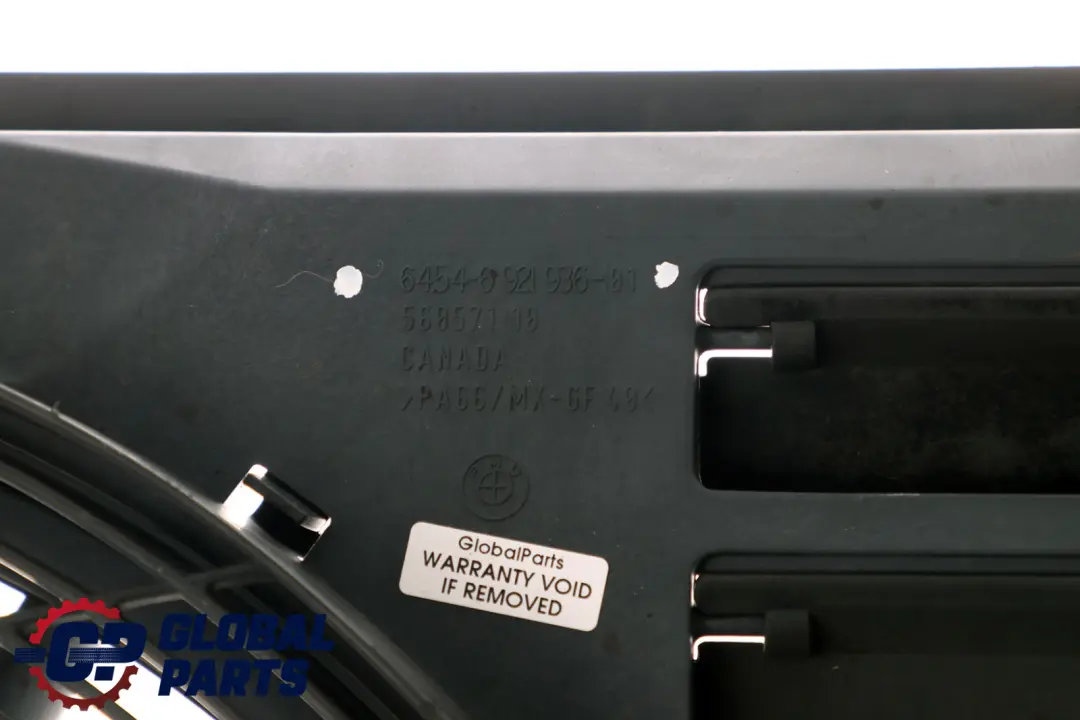 BMW 7 Series E65 735i 745i N62 Motorkühlung Lüfterzarge Druckzarge - SKU 6921936 - Teilenummer 6921936