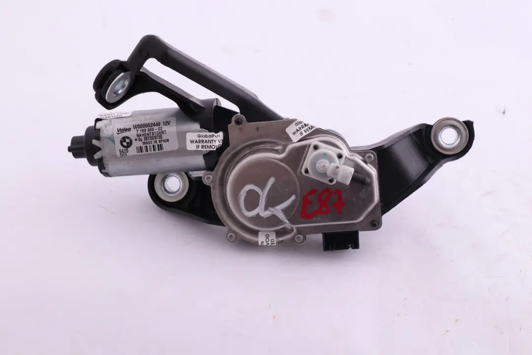  Genuine BMW 1 Series E81 E87 E87N Rear Window Wiper Motor Valeo 7199569 - SKU 6921959-1 - Part number 6921959