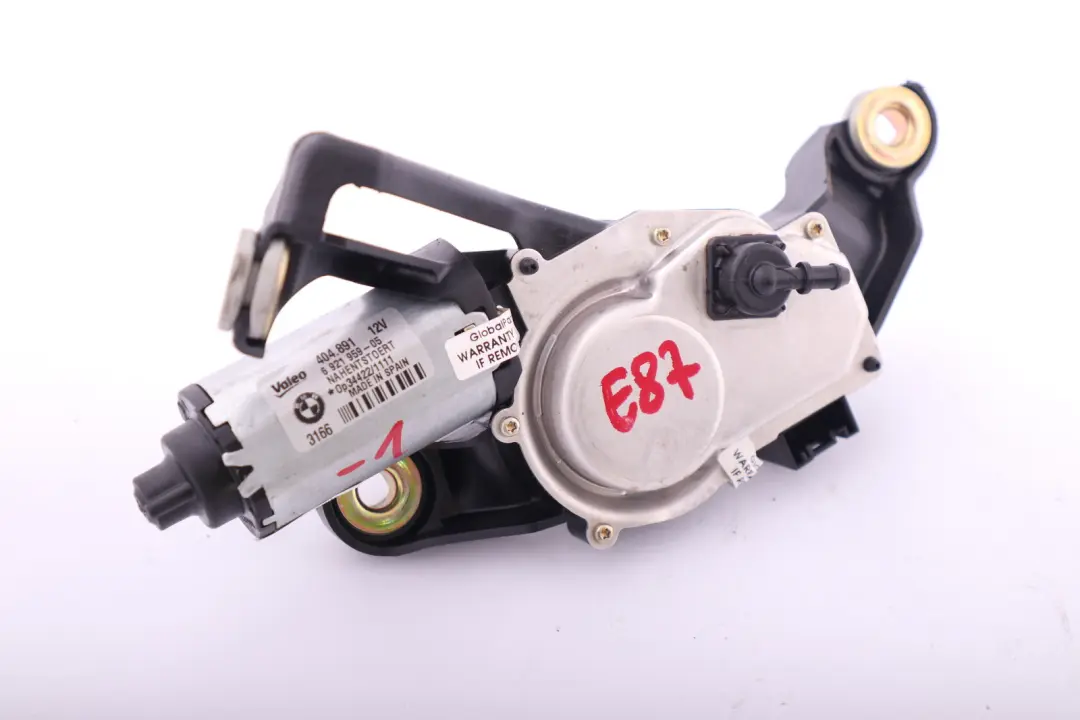 Limpiaparabrisas Trasero Valeo 7199569 para BMW E81 E87 Motor con número de pieza 6921959 BMW E81 E87 Motor Limpiaparabrisas Trasero Valeo 7199569 - SKU 6921959-1 - Número de pieza 6921959