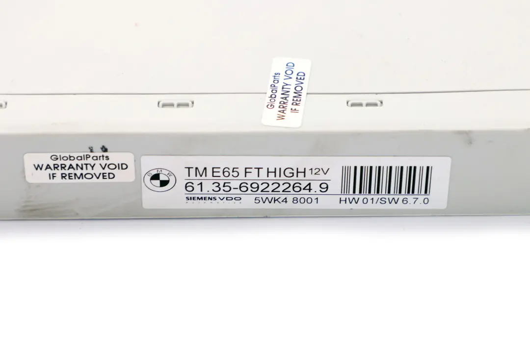 Steuergerät Türfront Auf Der Fahrerseite 6135 für BMW 7 er E65 E66 mit Teilenummer 6922264 BMW 7 er E65 E66 Steuergerät Türfront Auf Der Fahrerseite 6135 - SKU 6922264 - Teilenummer 6922264