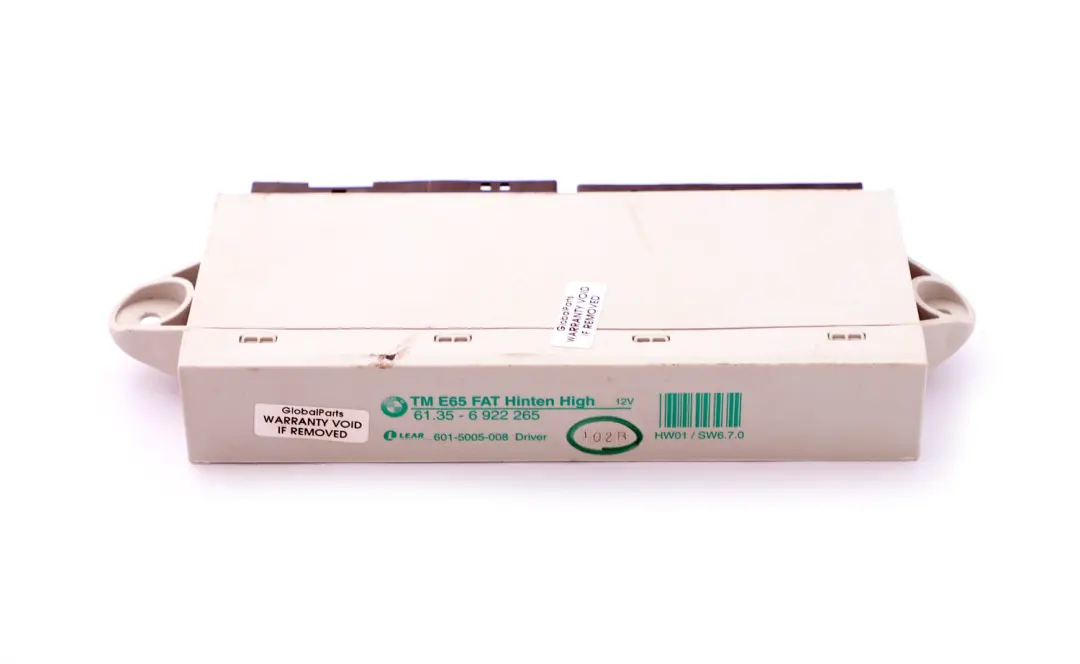 Control Unit Door Rear Driver-Side to BMW 7 Series E65 E66 E67 with Part number 61356922265 BMW 7 Series E65 E66 E67 Control Unit Door Rear Driver-Side - SKU 6922265 - Part number 61356922265