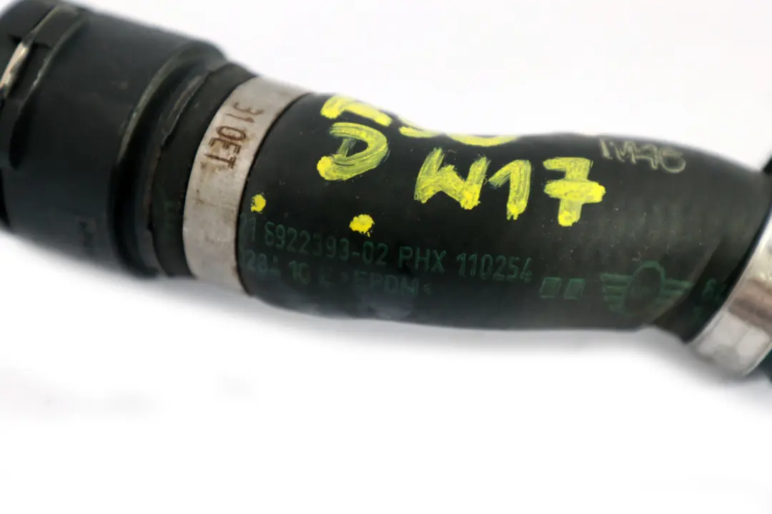 W17 Schlauch Zusatzwasserpumpe-Motorvorlauf für Mini One D R50 mit Teilenummer 6922393 Mini One D R50 W17 Schlauch Zusatzwasserpumpe-Motorvorlauf - SKU 6922393 - Teilenummer 6922393