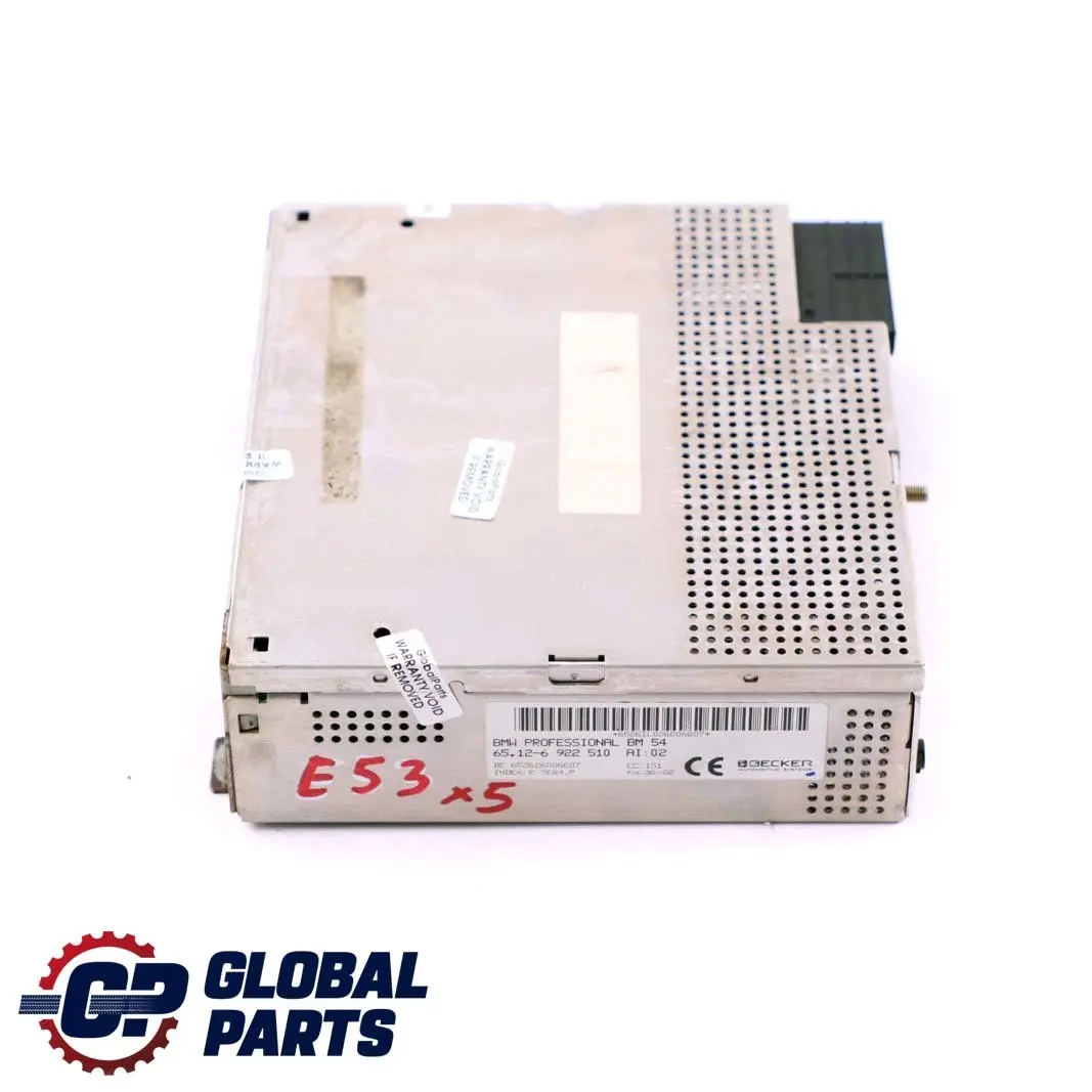 BMW X5 er E53 Radio CD Professional TMC - SKU 6922510 - Teilenummer 6922510