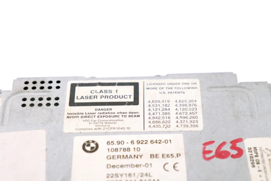 *BMW 7 er E65 E66 Navigations CD-Rechner für mit Teilenummer 6922642 *BMW 7 er E65 E66 Navigations CD-Rechner - SKU 6922642 - Teilenummer 6922642