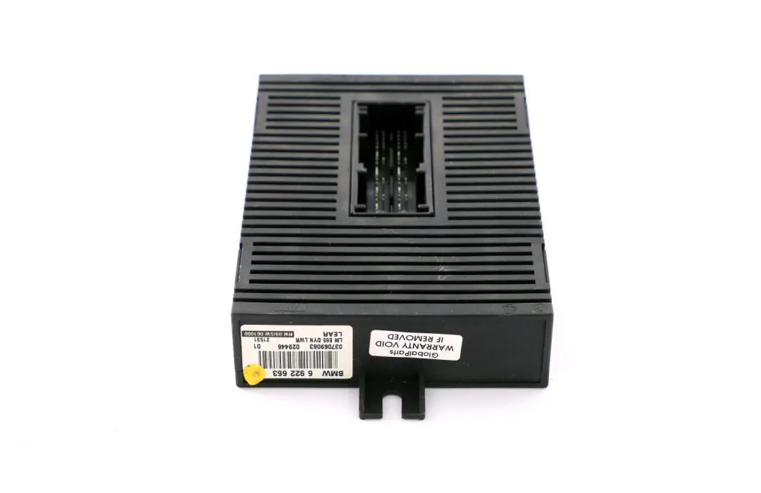 Light Control Unit Module DYN.LWR Lear to BMW 7 Series E65 with Part number 6922663 BMW 7 Series E65 Light Control Unit Module DYN.LWR Lear - SKU 6922663 - Part number 6922663