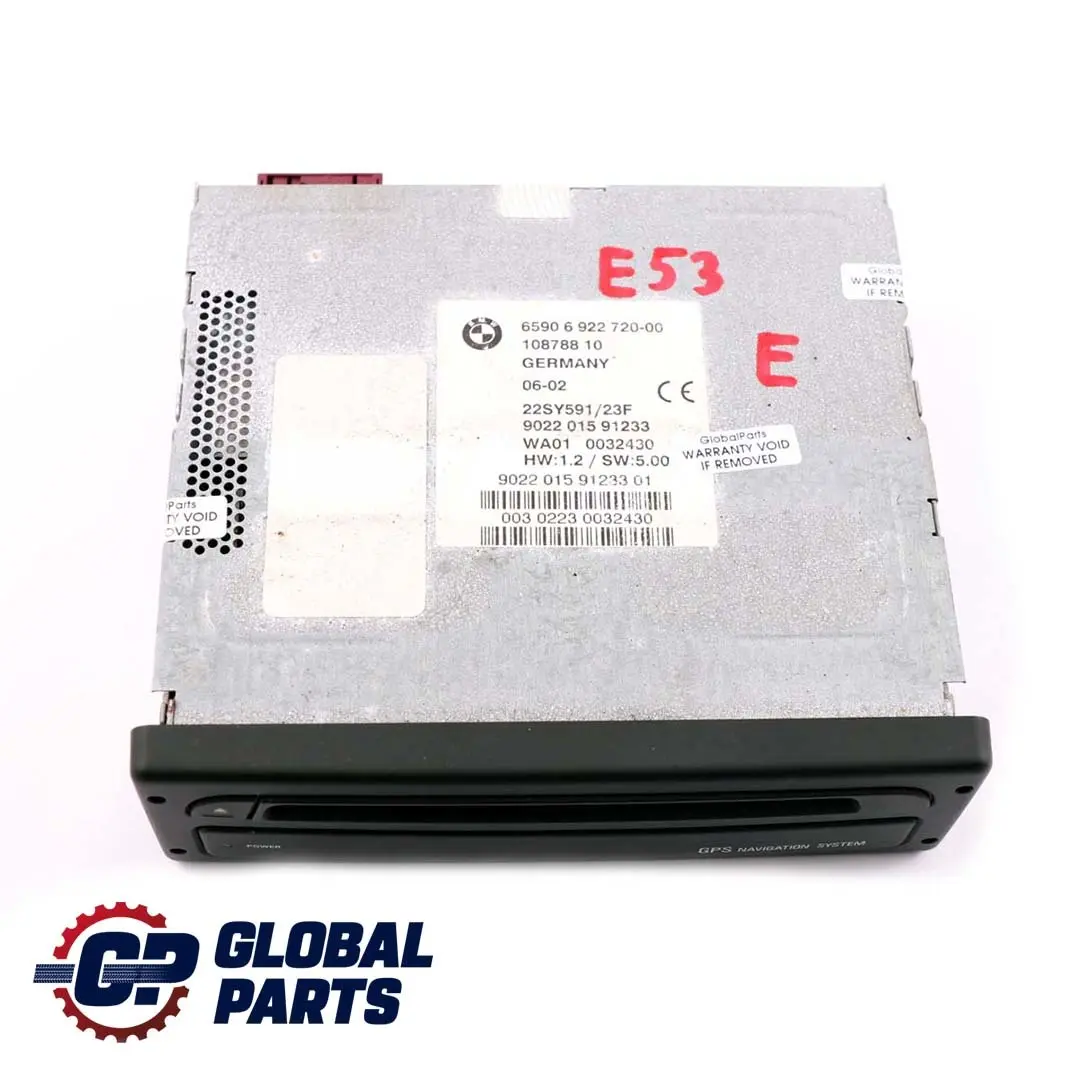 BMW X5 E38 E39 E46 E53 GPS Navigation System Computer Unit - SKU 6922720 - Part number 6920759