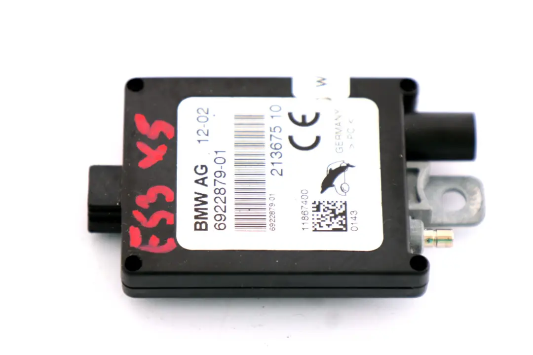 Antena TV Sistema Amplificador Booster 868MHZ para BMW X5 E53 con número de pieza 6922879 BMW X5 E53 Antena TV Sistema Amplificador Booster 868MHZ - SKU 6922879 - Número de pieza 6922879