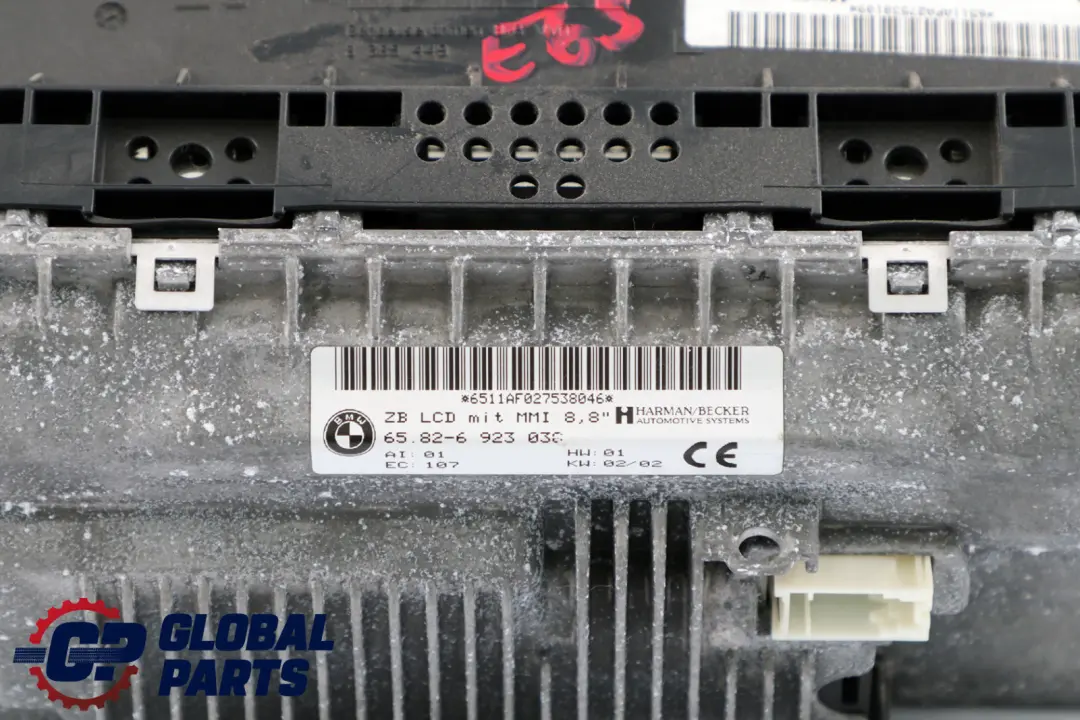 Navigation Bildschirm Anzeigen Kontrollanzeige 8,8" für BMW 7 er E65 mit Teilenummer 6923038 BMW 7 er E65 Navigation Bildschirm Anzeigen Kontrollanzeige 8,8" - SKU 6923038 - Teilenummer 6923038