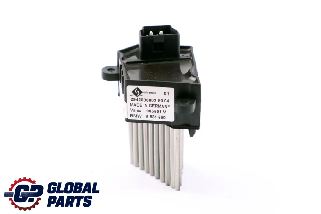 Heater Blower Resistor BMW E39 E46 E53 E83 High Setting 6931680 to with Part number 6923204 Heater Blower Resistor BMW E39 E46 E53 E83 High Setting 6931680 - SKU 6923204 - Part number 6923204