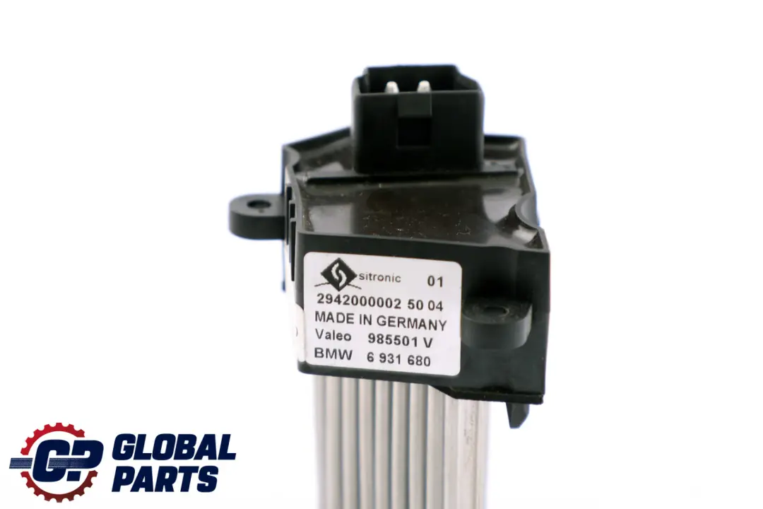 Resistenza Ventola Riscaldamento BMW E39 E46 E53 E83 Impostazione Alta 6931680 per con numero di parte 6923204 Resistenza Ventola Riscaldamento BMW E39 E46 E53 E83 Impostazione Alta 6931680 - SKU 6923204 - Numero di parte 6923204