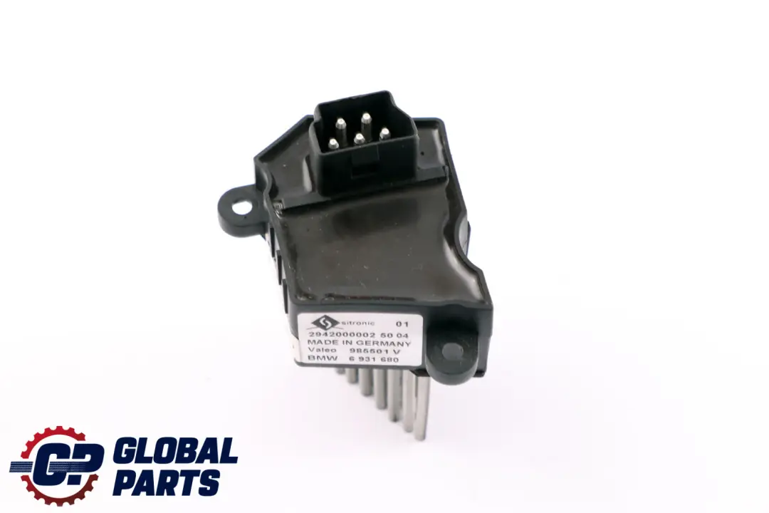 Heater Blower Resistor BMW E39 E46 E53 E83 High Setting 6931680 to with Part number 6923204 Heater Blower Resistor BMW E39 E46 E53 E83 High Setting 6931680 - SKU 6923204 - Part number 6923204