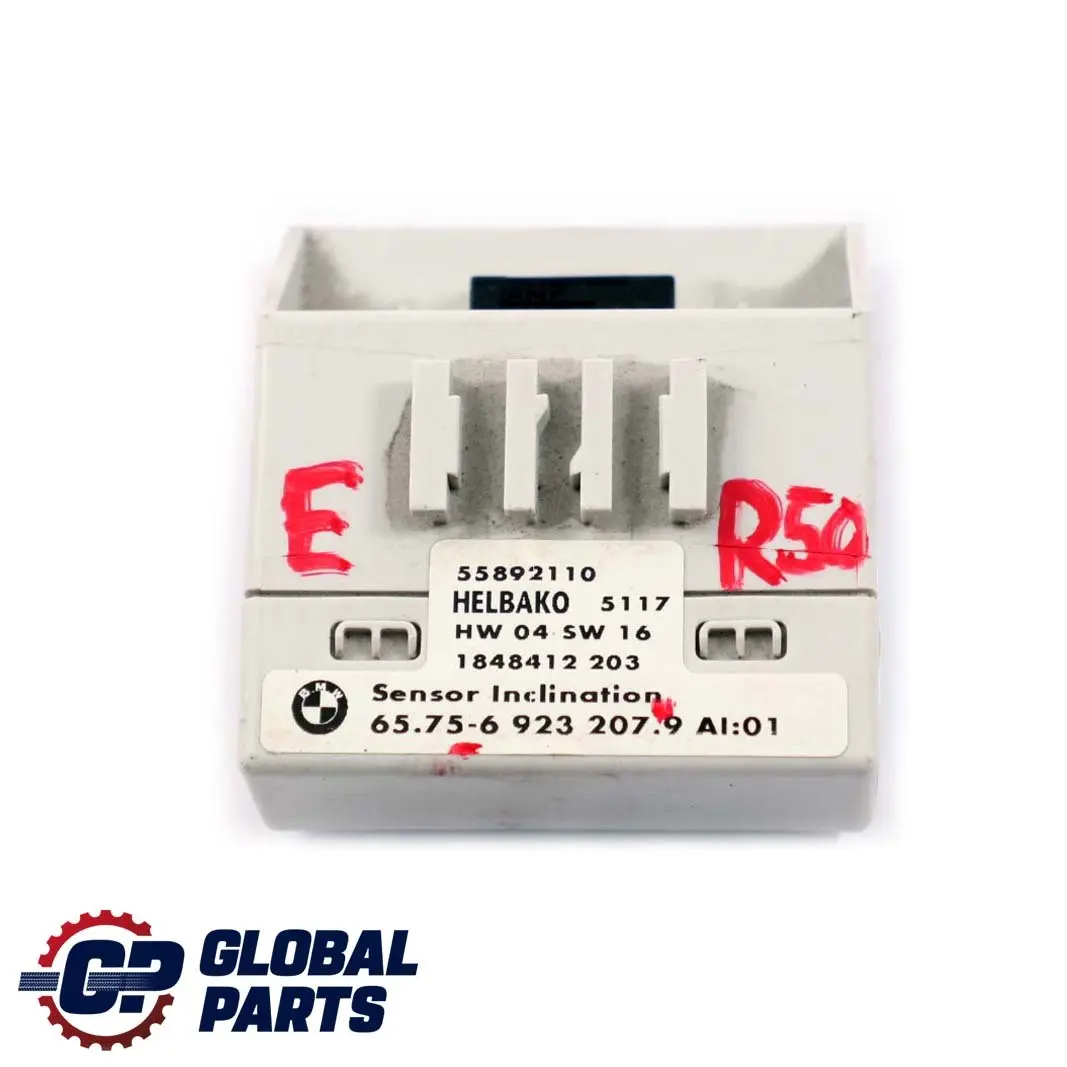 Alarm System Inclination Sensor III to Mini Cooper One R50 R53 with Part number 6923207 Mini Cooper One R50 R53 Alarm System Inclination Sensor III - SKU 6923207 - Part number 6923207