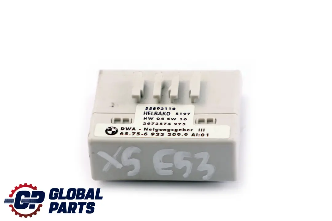 Sistema Di Allarme Modulo Indicatore Inclinazione per BMW X5 E46 E53 con numero di parte 6923209 BMW X5 E46 E53 Sistema Di Allarme Modulo Indicatore Inclinazione - SKU 6923209 - Numero di parte 6923209