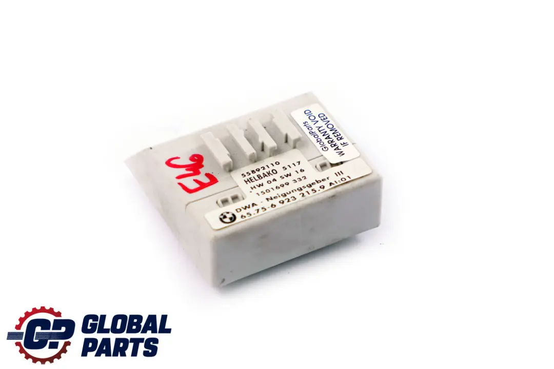 BMW E46 Indicador De inclinacion Alarma Sensor De inclinacion Modulo - SKU 6923215 - Número de pieza 6923215