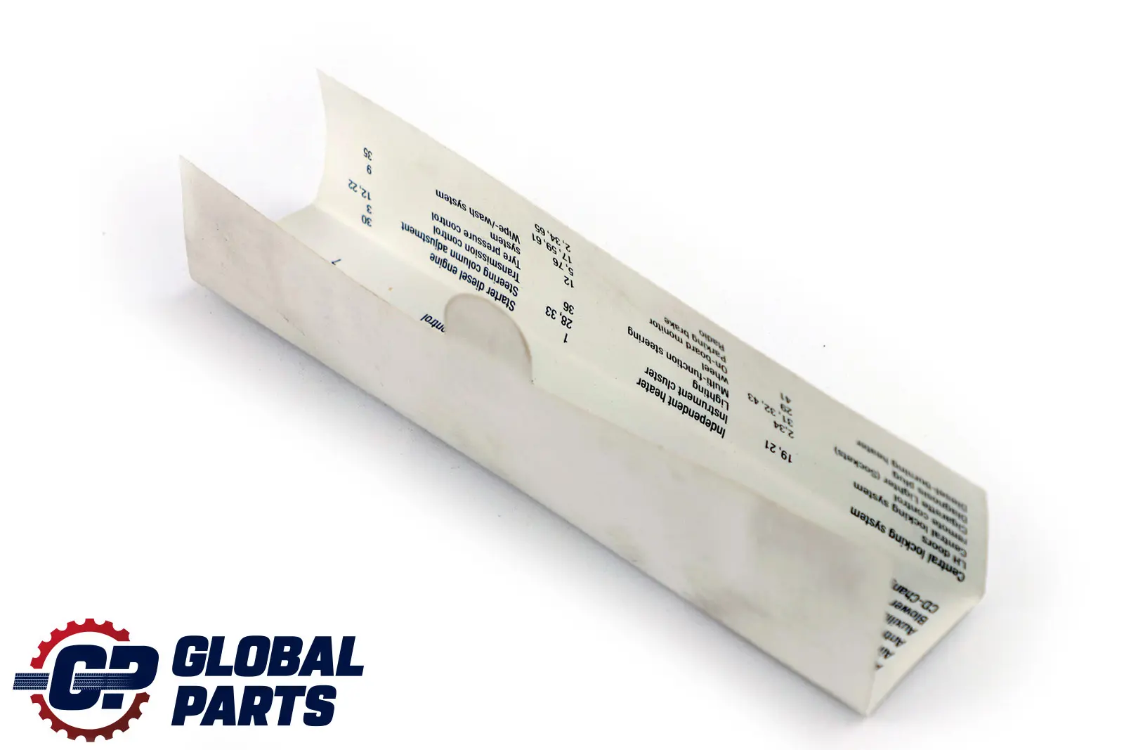 BMW 3 er E65 E66 Map Karte Sicherungsbelegung 6923288