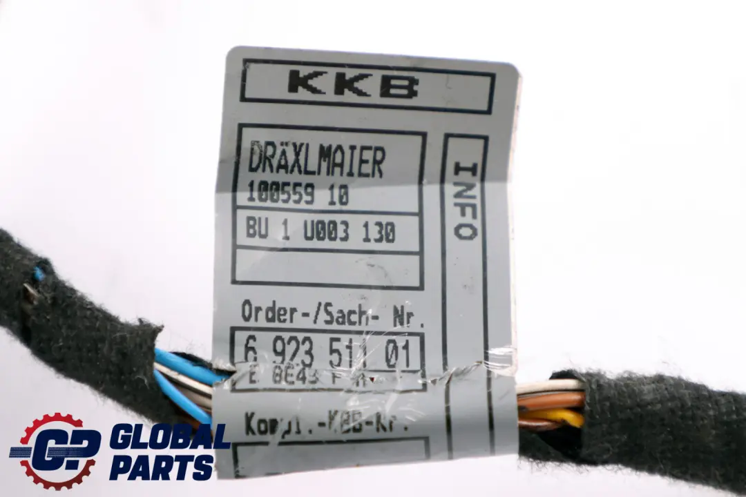 Cable Harness Door Front Right Left N/O/S to BMW X5 Series E53 with Part number 6923511 BMW X5 Series E53 Cable Harness Door Front Right Left N/O/S - SKU 6923511 - Part number 6923511