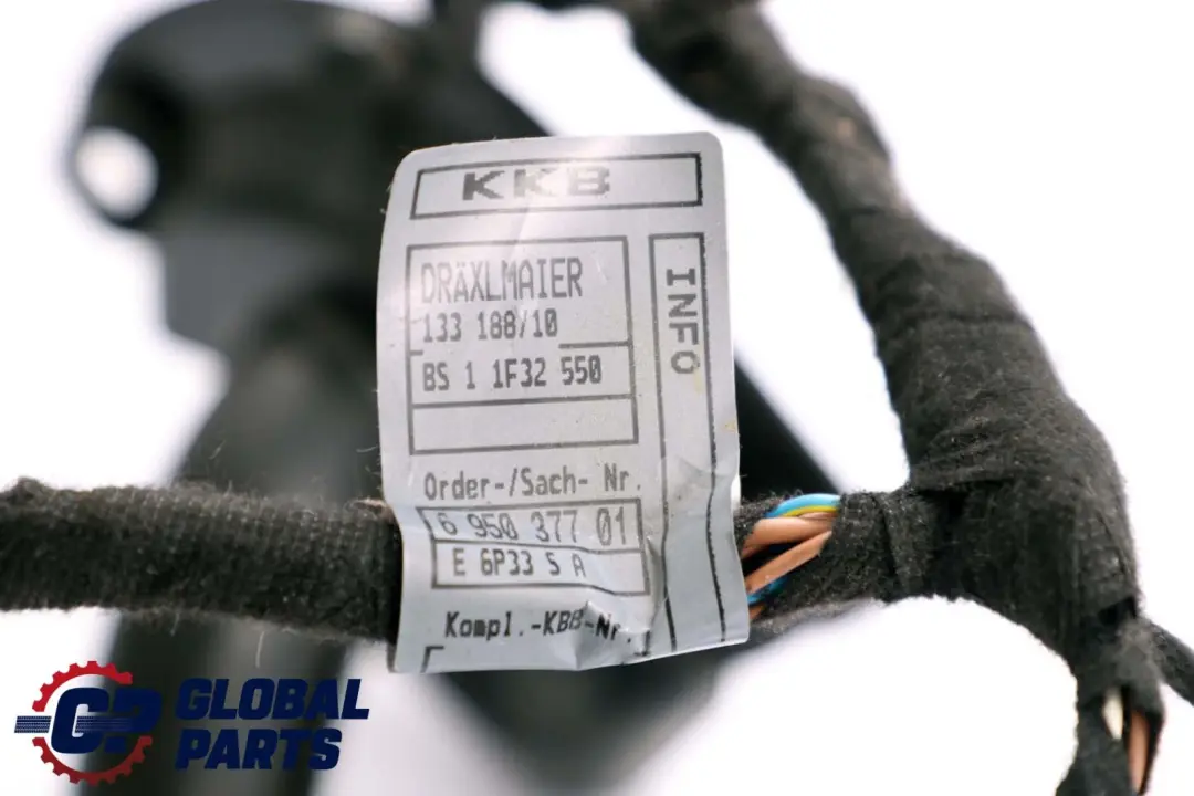 Mazo de Cables Cableado Puerta Delantera Derecha 6950377 para BMW E65 con número de pieza 6923698 BMW E65 Mazo de Cables Cableado Puerta Delantera Derecha 6950377 - SKU 6923698 - Número de pieza 6923698