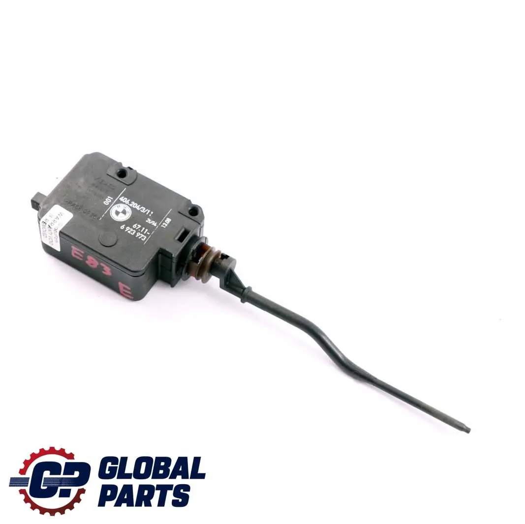 Filler Flap Lock Actuator to BMW E46 X3 E83 Fuel Tank with Part number 6923973 BMW E46 X3 E83 Fuel Tank Filler Flap Lock Actuator - SKU 6923973 - Part number 6923973