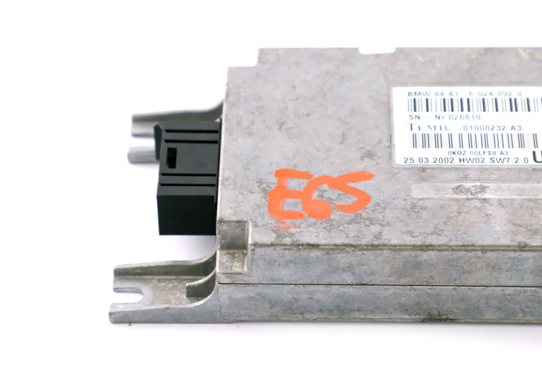 Steuergerät Spracheingabesystem ENGLISH für BMW 7 er E65 E66 E67 mit Teilenummer 6941974 BMW 7 er E65 E66 E67 Steuergerät Spracheingabesystem ENGLISH - SKU 6924092 - Teilenummer 6941974