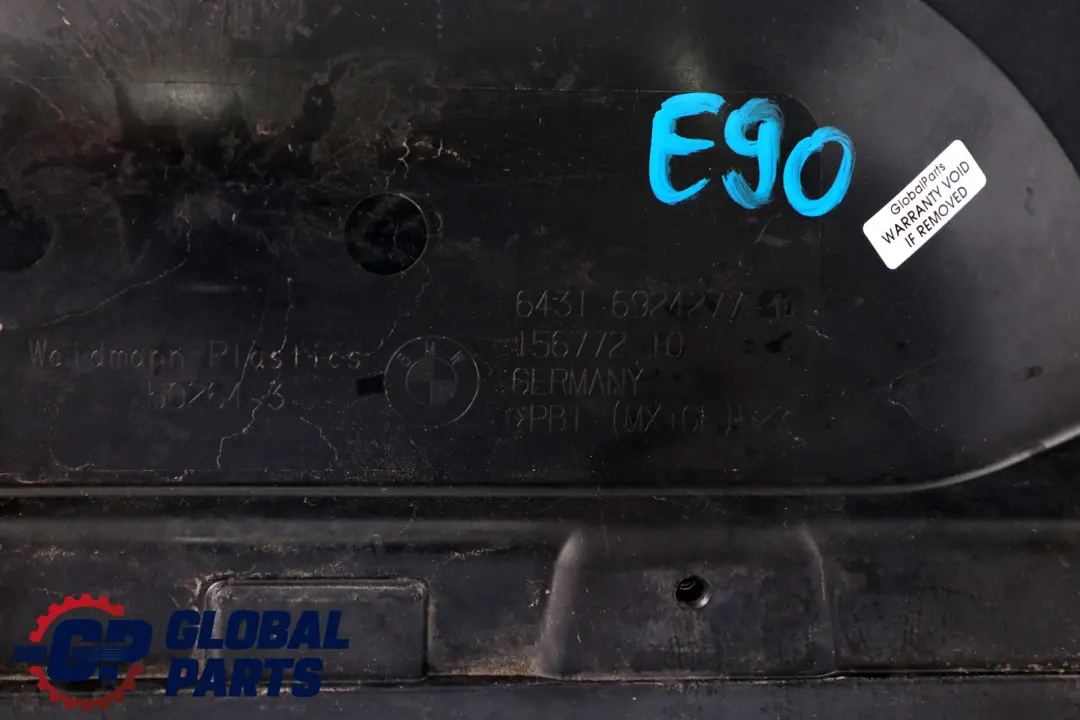 BMW E90 E91 Polen Microfiltro Carcasa del Filtro Parte Inferior Tapa - SKU 6924277 - Número de pieza 6924277