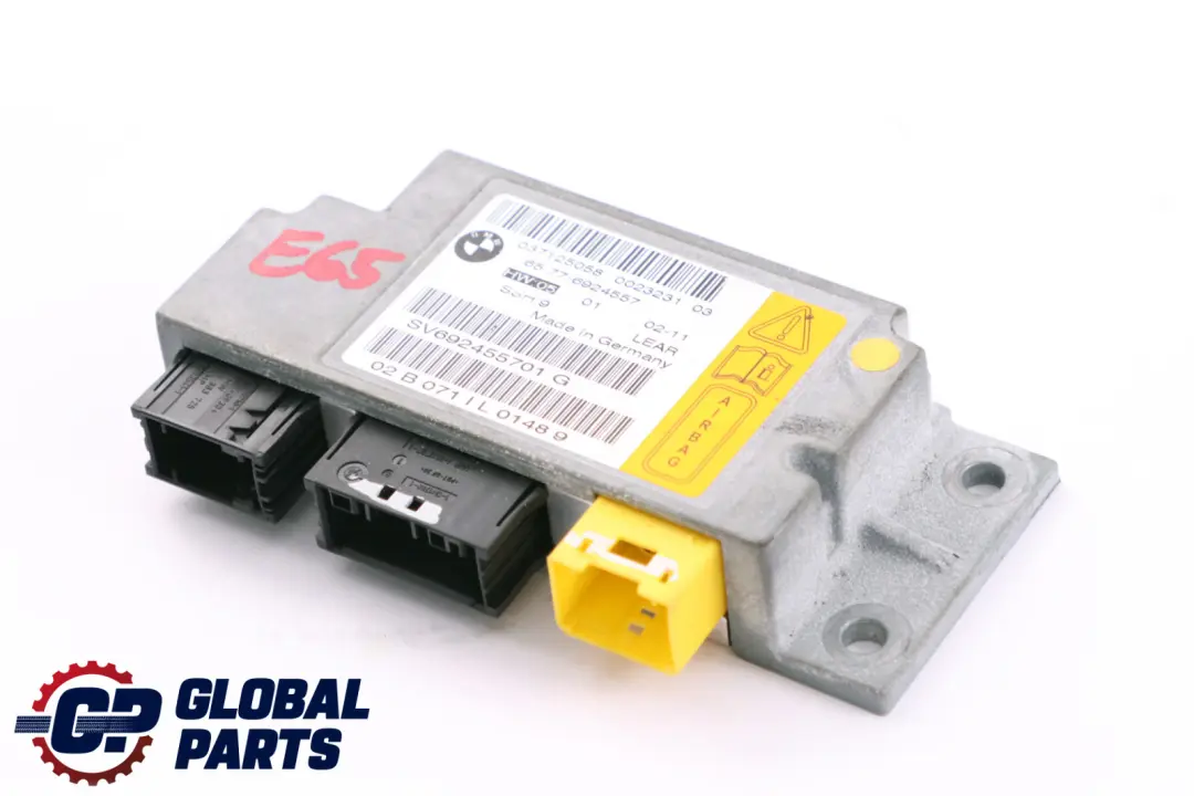 Sensor Rear Seat Airbag to BMW 7 Series E65 E66 E67 with Part number 6949906 BMW 7 Series E65 E66 E67 Sensor Rear Seat Airbag - SKU 6924557 - Part number 6949906