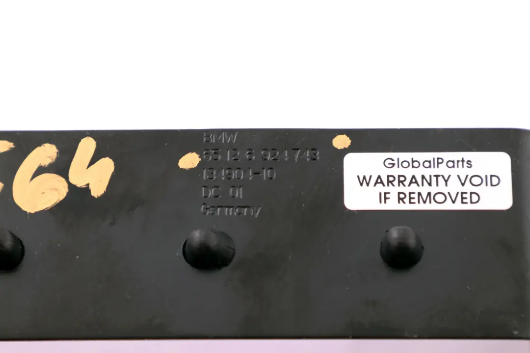 Genuine BMW 6 Series E64 Cabrio Relay Carrier Holder to with Part number 7787830 Genuine BMW 6 Series E64 Cabrio Relay Carrier Holder - SKU 6924743 - Part number 7787830