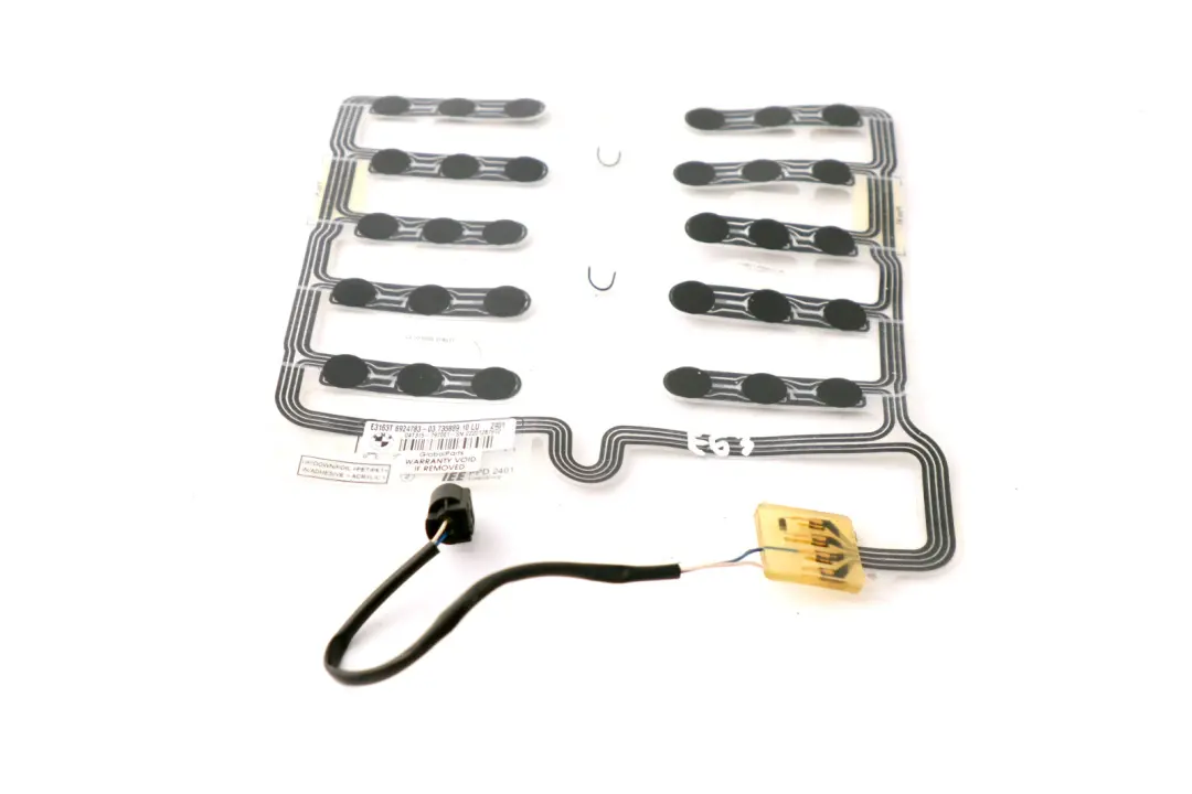 Front Seat Occupancy Sensor Mat to BMW 6 Series E63 E64 Coupe Cabrio with Part number 6924783 BMW 6 Series E63 E64 Coupe Cabrio Front Seat Occupancy Sensor Mat - SKU 6924783 - Part number 6924783