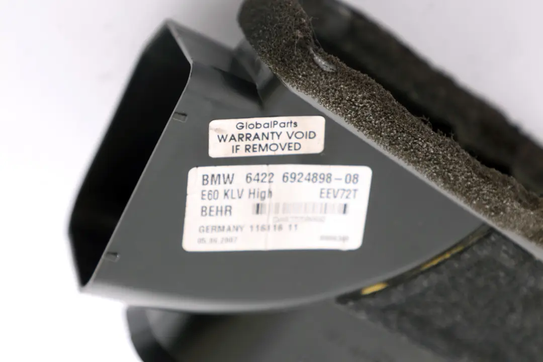 BMW E60 E60 LCI E61 E61 LCI Canale Distributore Condotto Aria 6918845 - SKU 6924898 - Numero di parte 6924898