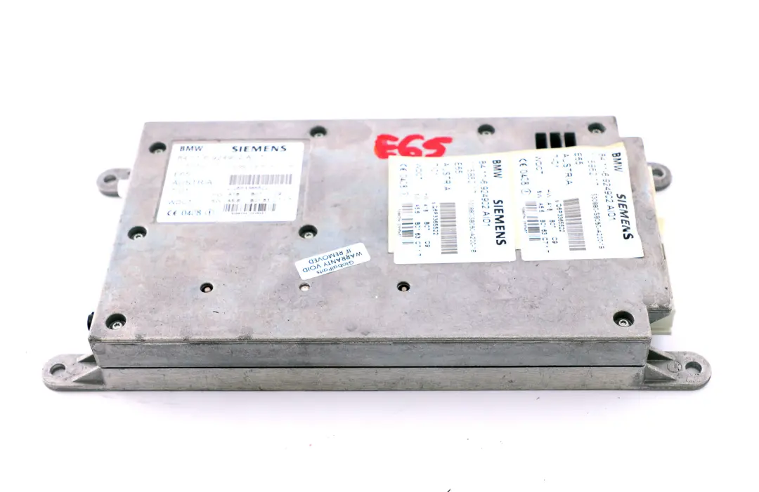 Module émetteur récepteur de téléphone ECU SIEMENS pour BMW E65 E66 E67 à propos du numéro de pièce 6931712 BMW E65 E66 E67 Module émetteur récepteur de téléphone ECU SIEMENS - SKU 6924902 - Numéro de pièce 6931712