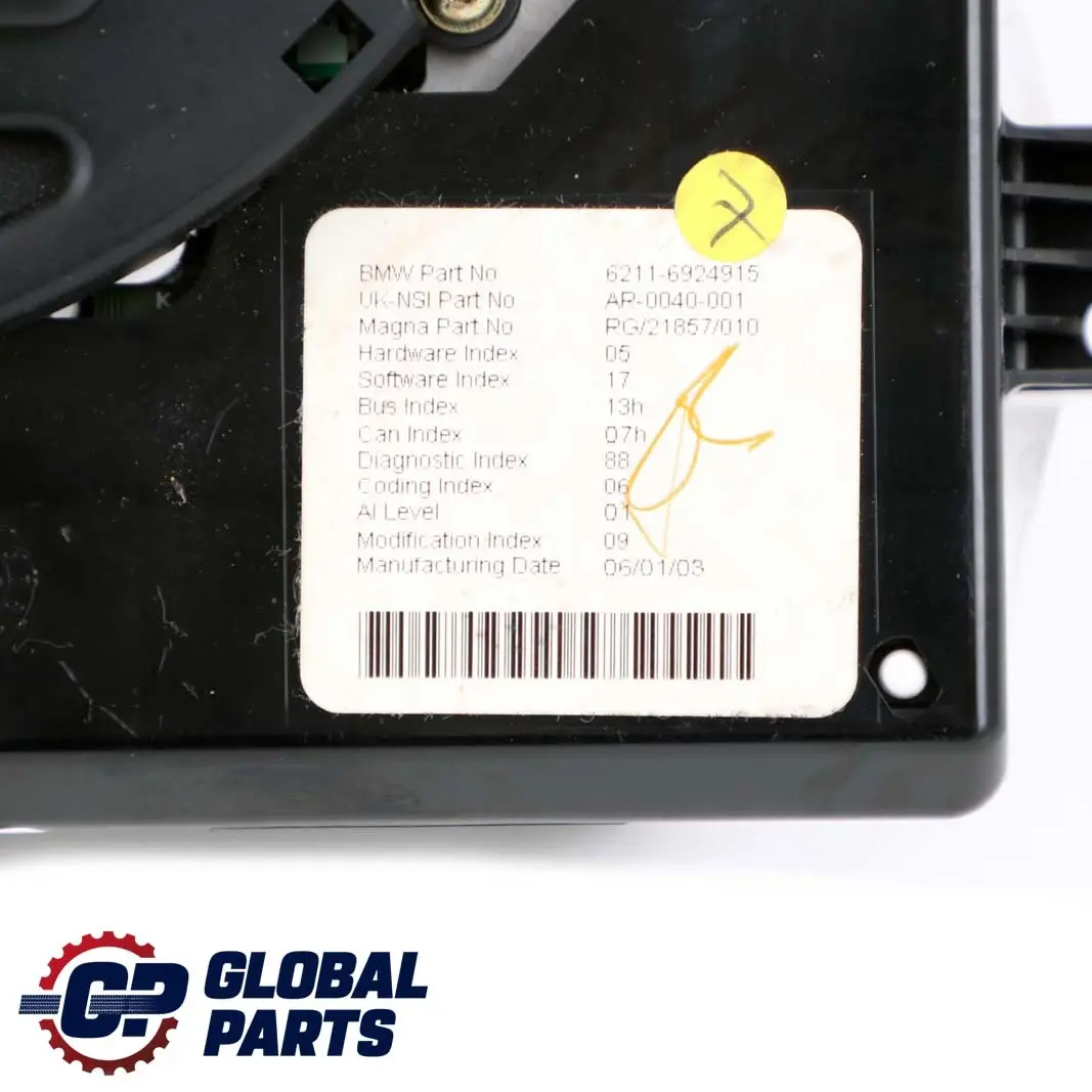 Mini Cooper One R50 R52 R53 Navigation Screen Instrument Cluster - SKU 6924915 - Part number 9126994