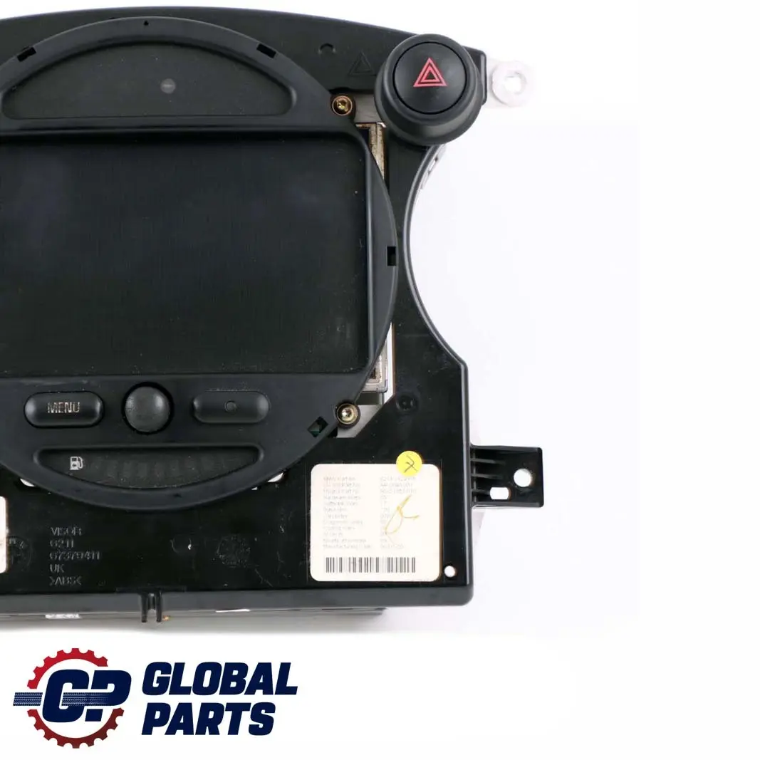 Navigation Screen Instrument Cluster to Mini Cooper One R50 R52 R53 with Part number 9126994 Mini Cooper One R50 R52 R53 Navigation Screen Instrument Cluster - SKU 6924915 - Part number 9126994