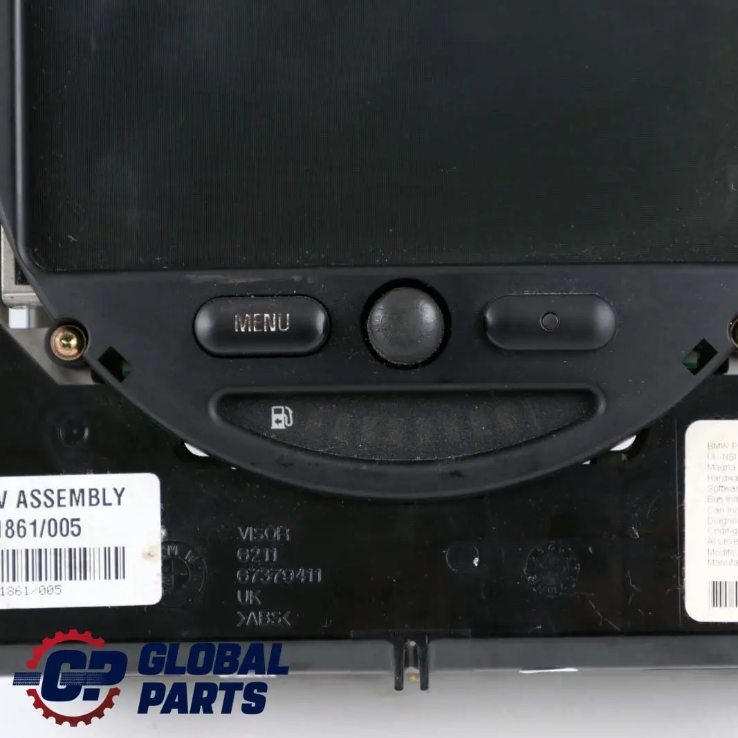 Mini Cooper One R50 R52 R53 Écran de navigation Tableau de bord - SKU 6924915 - Numéro de pièce 9126994