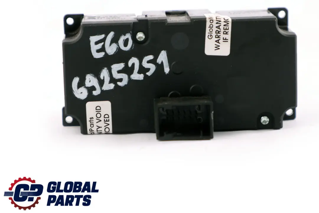 BMW E60 E61 Interruptor De Luz De Faros Panel De Control Unidad Elemento 6953737 - SKU 6925297 - Número de pieza 6925297