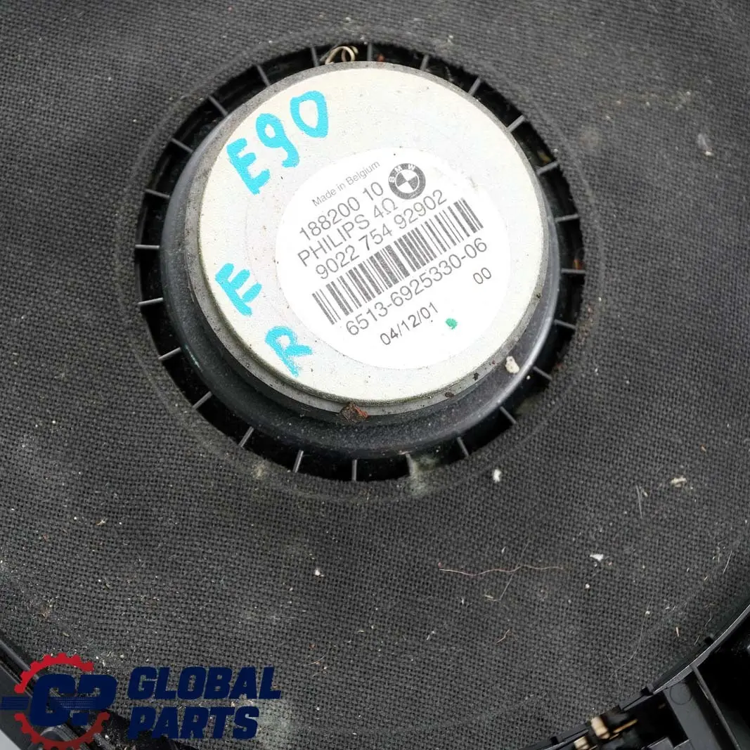  Central Bass Speaker BMW E81 E87 E90 E91 E92 Stereo Audio Right O/S - SKU 6925330 - Part number 6925330