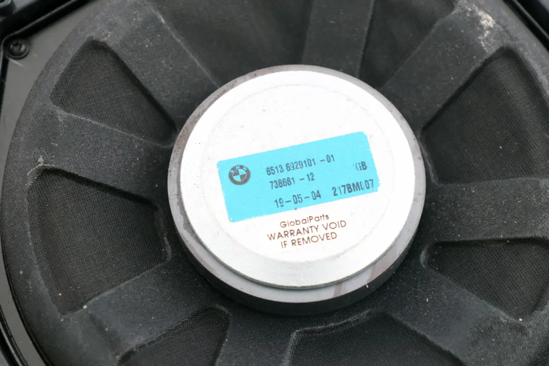 BMW 1 Series E87 HiFi Audio system Left Central Bass Speaker Woofer N/S - SKU 6925333 - Part number 6925333