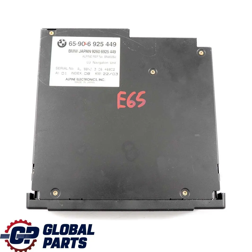 BMW 5 7 Reihe E38 E39 E65 Japan Navigationssystem Komputer DVD - SKU 6925449 - Teilenummer 6925449