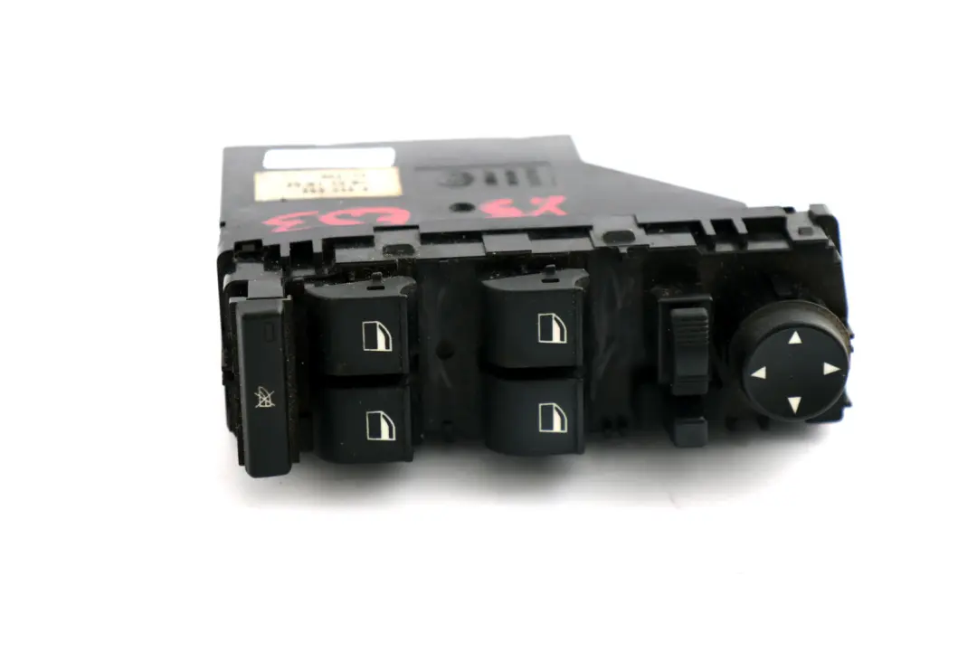 Fold Driver Side O/S Window Lifter Switch Unit to BMW X5 Series E53 Power with Part number 6925699 BMW X5 Series E53 Power Fold Driver Side O/S Window Lifter Switch Unit - SKU rhd-6925699 - Part number 6925699