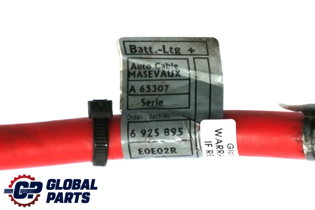 W17 Positive Battery Cable Plus Pole Lead to BMW Mini Cooper One D R50 with Part number 6925895 BMW Mini Cooper One D R50 W17 Positive Battery Cable Plus Pole Lead - SKU 6925895 - Part number 6925895