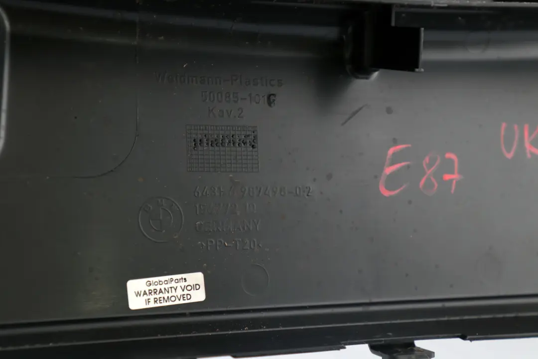 BMW X1 E81 E84 E87 E90 E91 LCI Obudowa Filtra Kabinowego Górna - SKU 6925979 - Numer Części 64316925979