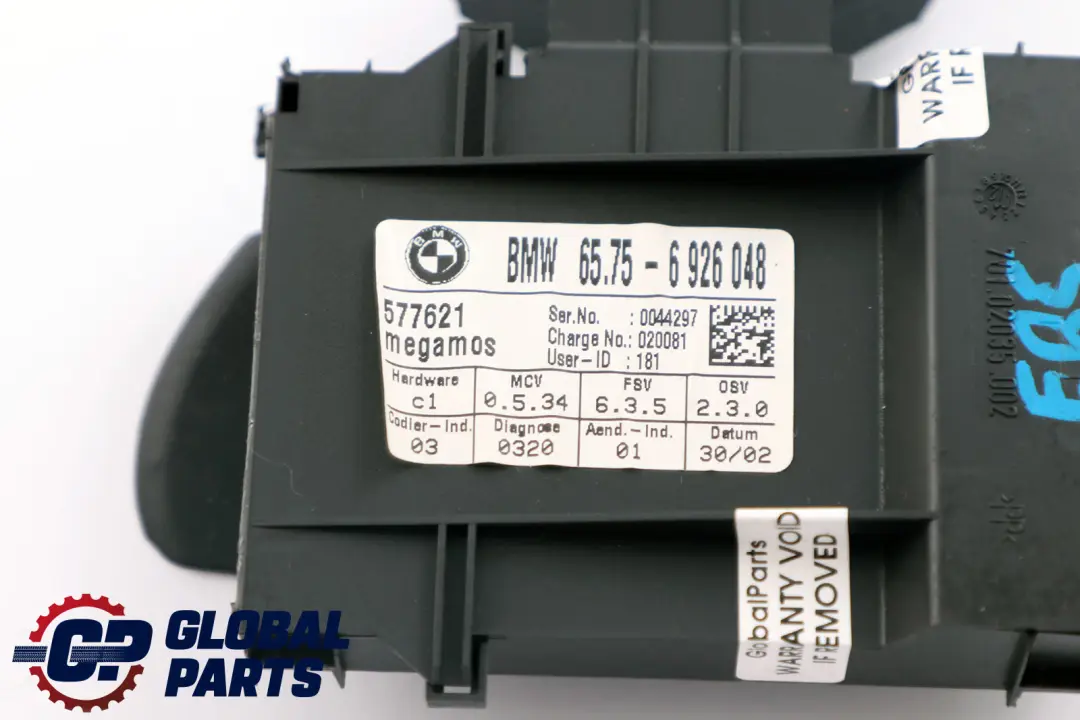 BMW 7 Series E65 E66 E67 Ultra Sonic-Module - SKU 6926048 - Part number 6926048