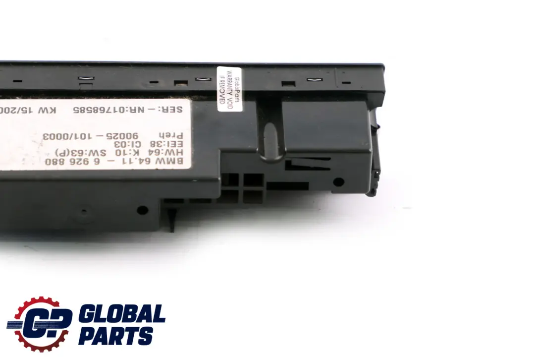 Automático A/C Interruptores de control de aire acondicionado para BMW X5 E53 con número de pieza 6926880 BMW X5 E53 Automático A/C Interruptores de control de aire acondicionado - SKU 6926880 - Número de pieza 6926880