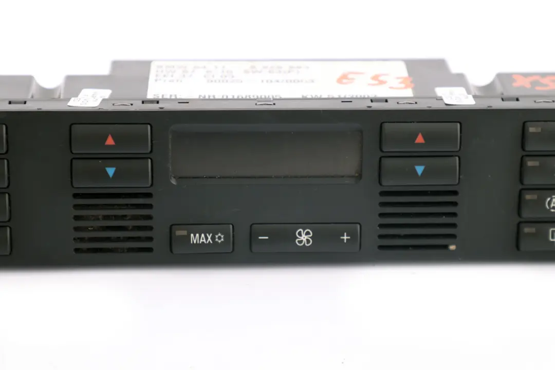 Conditioning Control to BMW X5 Series E53 Automatic Air with Part number 6927901 BMW X5 Series E53 Automatic Air Conditioning Control - SKU 6926883 - Part number 6927901