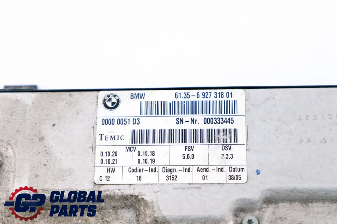 BMW E60 E61 E65 E66 Module De Commande De Siège Capteur ECU - SKU 6927264 - Numéro de pièce 6927264
