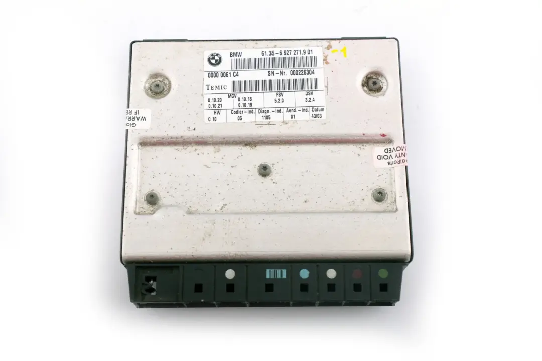 Sitzmodul Vorne Modul für BMW 5 er 1 E60 mit Teilenummer 6927271 BMW 5 er 1 E60 Sitzmodul Vorne Modul - SKU 6927271-1 - Teilenummer 6927271