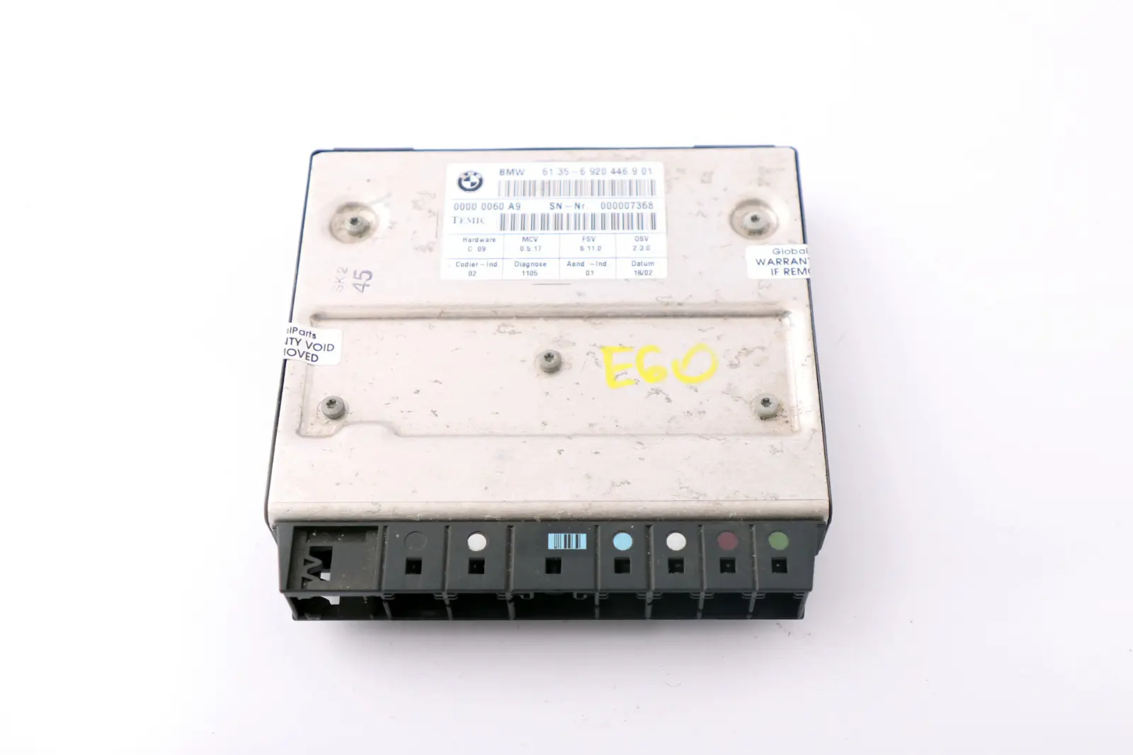 BMW E60 E61 E65 E66 Front Seat Module Control Unit 6927312