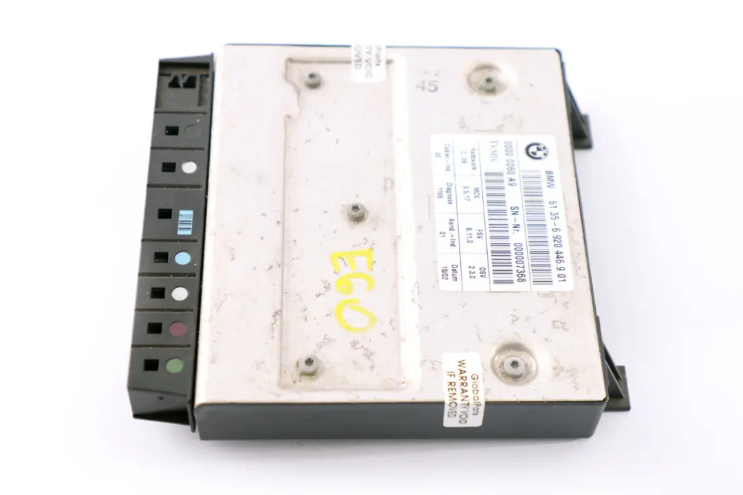 BMW E60 E61 E65 E66 Modulo Di Controllo Sedili Anteriori - SKU 6927312 - Numero di parte 6920446