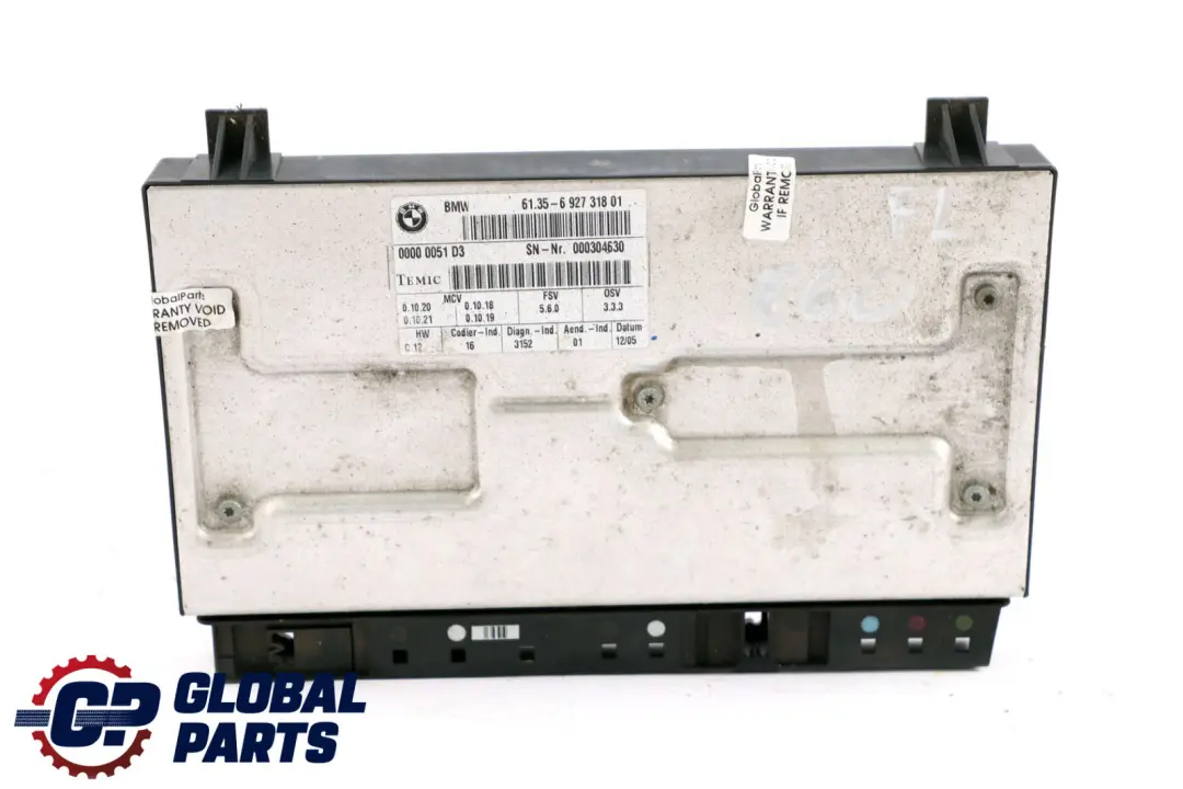 Control Module Ecu Sensor to BMW 5 7 Series E60 E61 E65 E66 Seat with Part number 6927319 BMW 5 7 Series E60 E61 E65 E66 Seat Control Module Ecu Sensor - SKU 6927318 - Part number 6927319